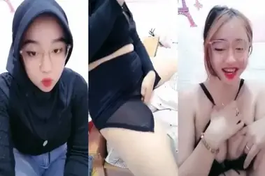 Ukhti Hijab Hitam Live Show Bugil Pamer Bodi Montok poster